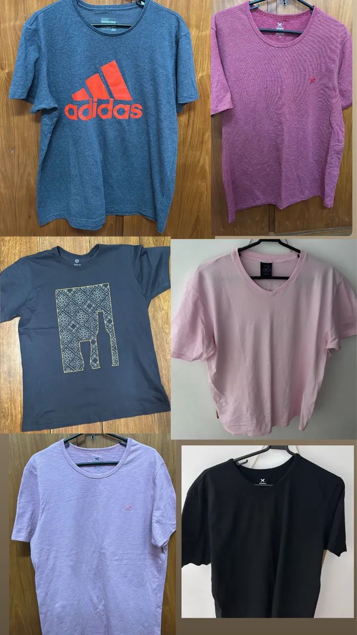 Roupas masculinas camisetas e calças G e XG 46 e 48 - Foto 3