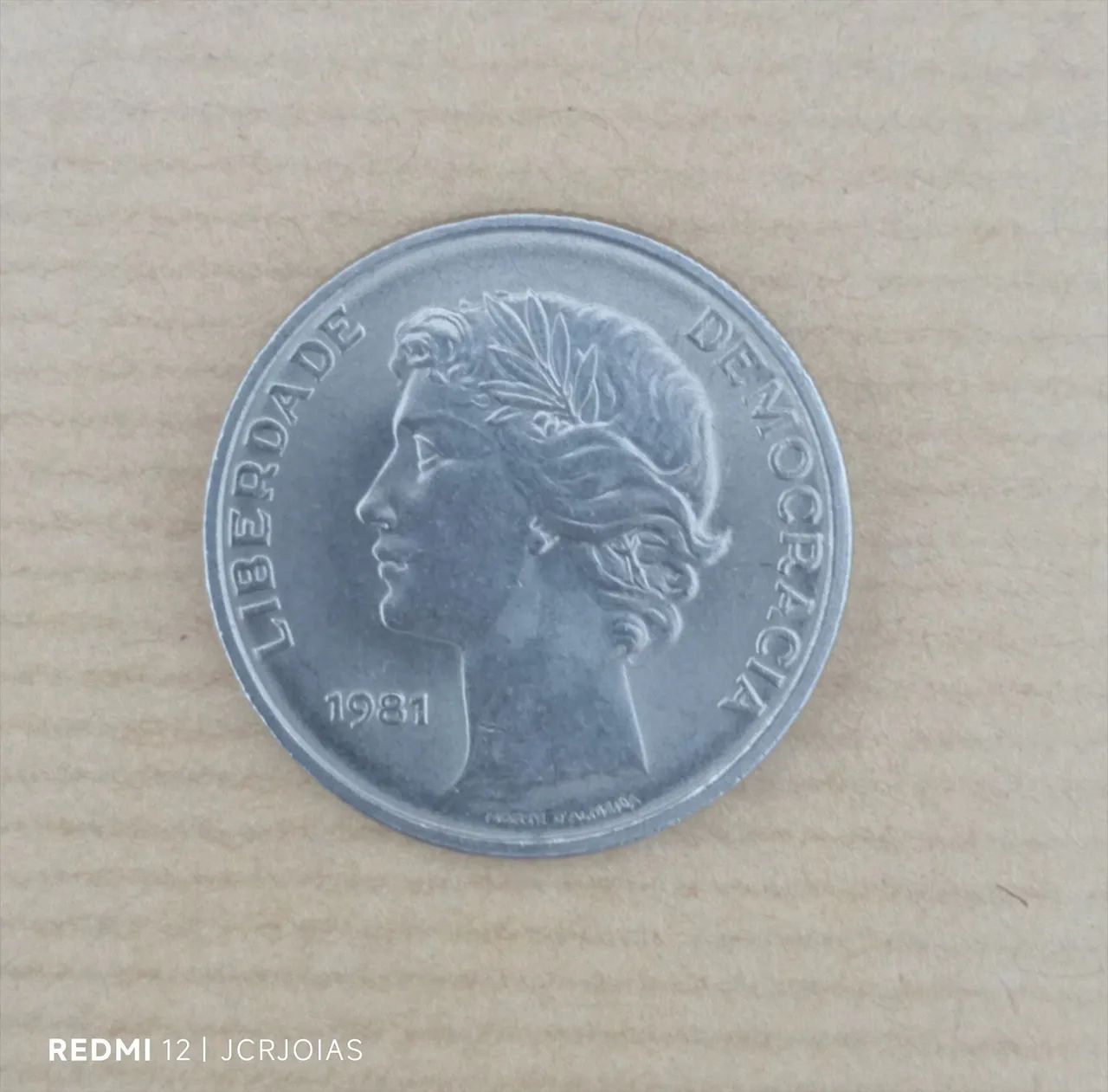 Moeda portuguesa 25 escudos 1980