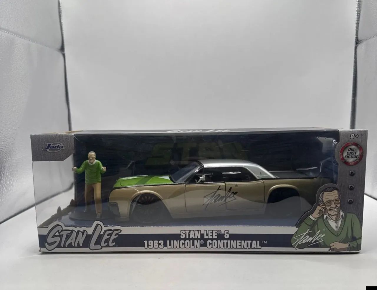 1963 Lincoln Continental et la figurine de Stan Lee - Jada 1/24