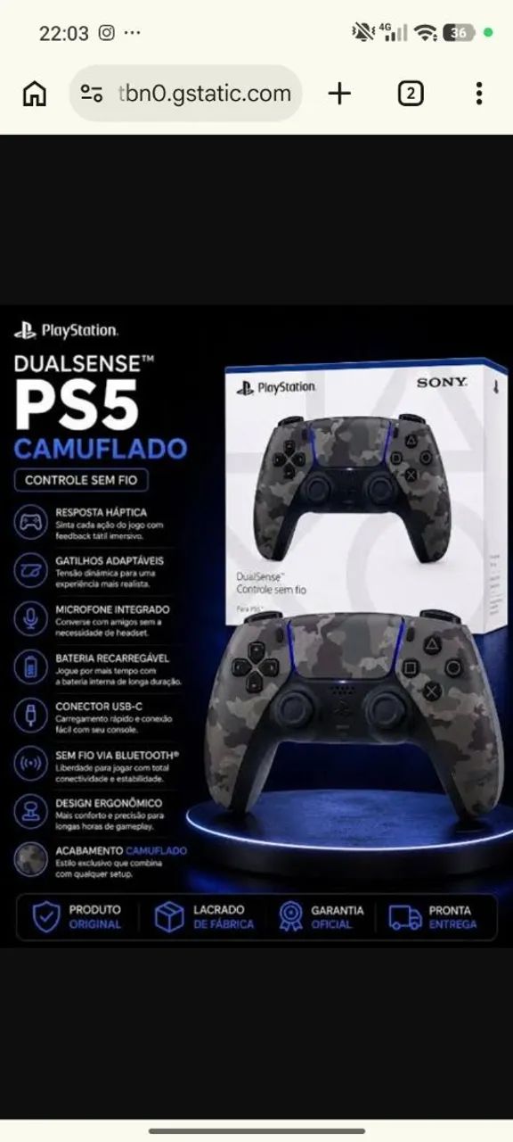 Controle ps5 