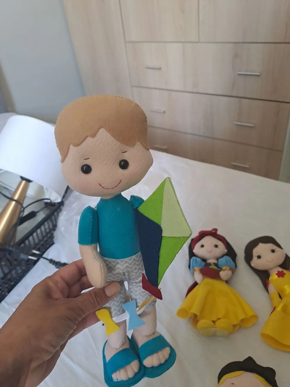 Bonecas princesa em feltro  - Foto 5