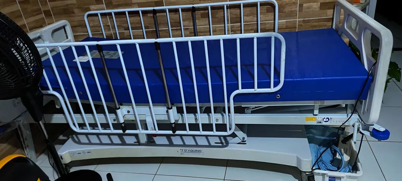 Cama hospitalar  vom colchão excelente material - Foto 5