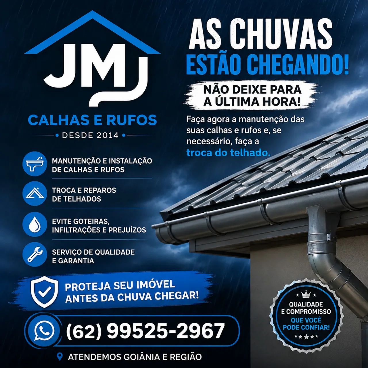 Calhas, Rufos, Manutenções no Geral 
