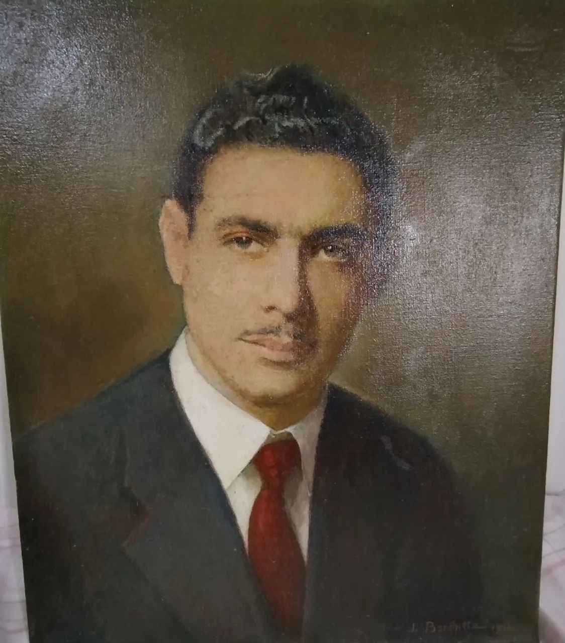 Antiguidade Quadro raro 