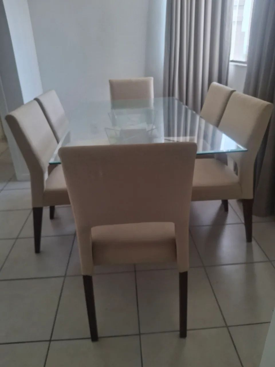 Mesa Vidro e 6 Cadeiras - Foto 2