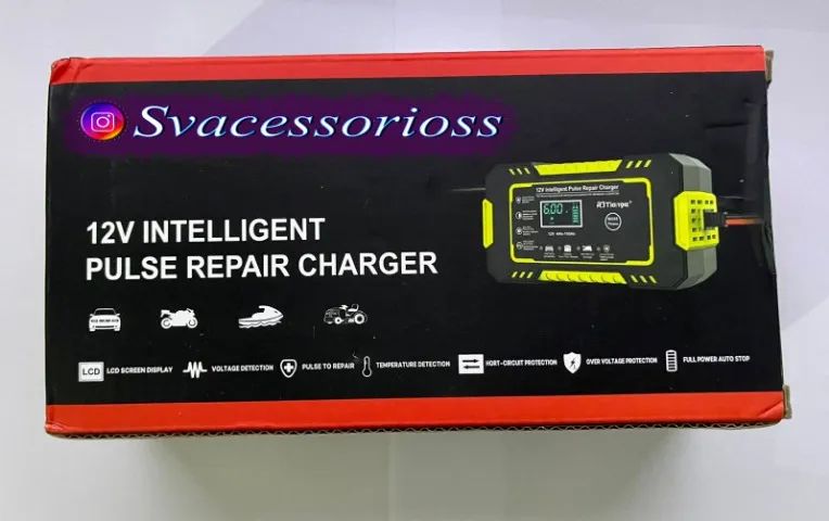 Carregador Inteligente de Bateria para Carro e Moto 6A a 60A - Foto 2