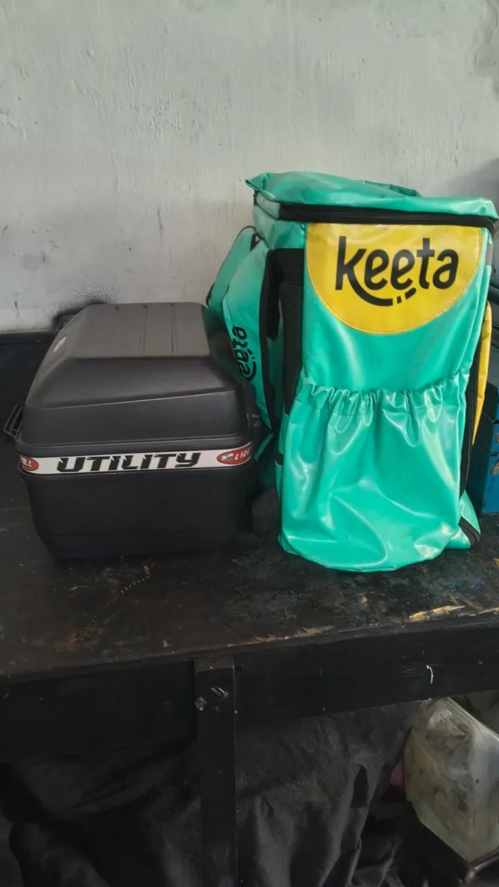 Baú moto e bag keeta