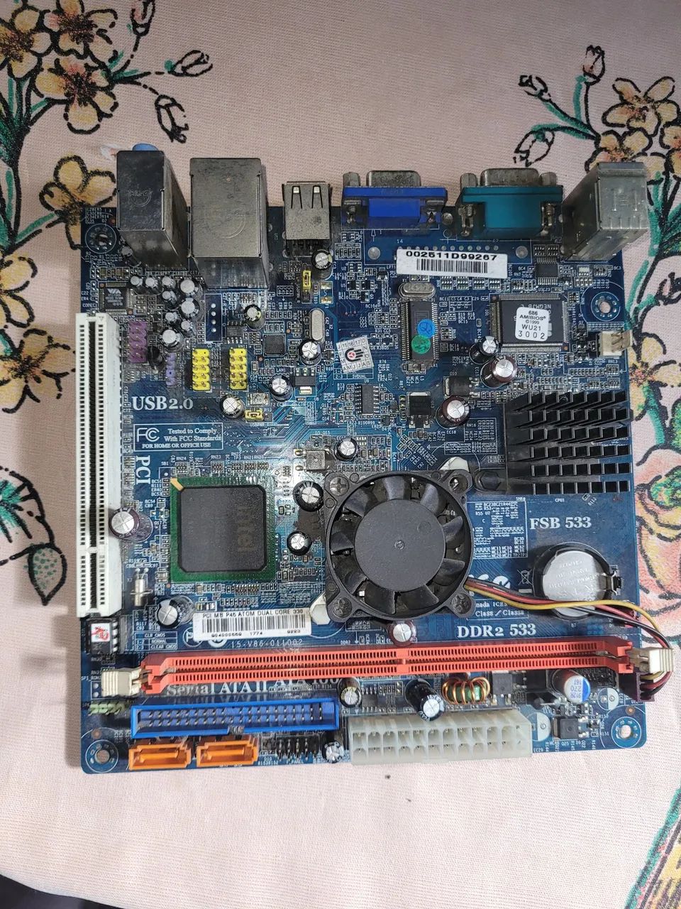 Placa mãe  Atom P45 dual core 330 