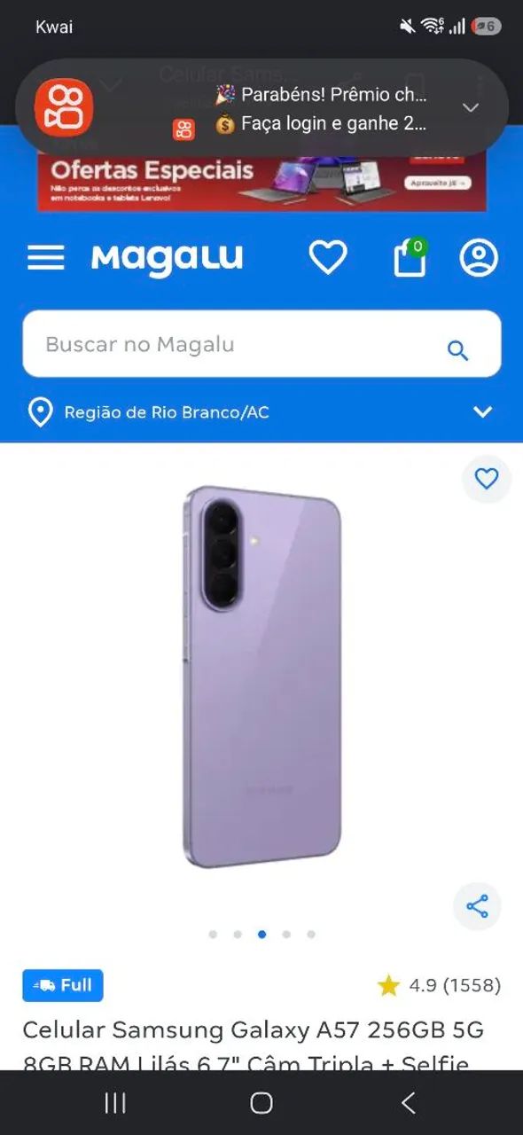 Samsung A57 256 GIGAS - Foto 3