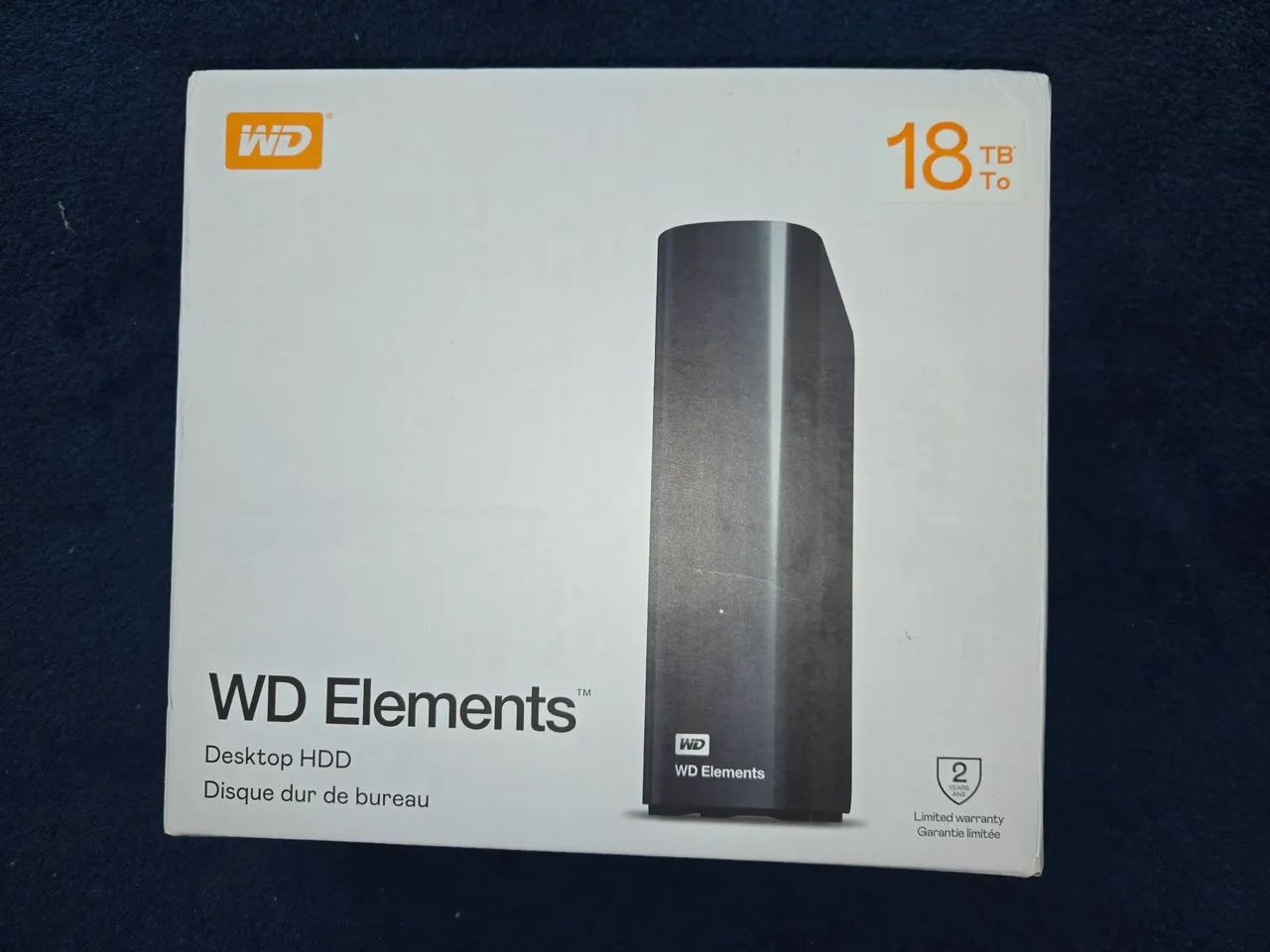 HD Externo WD Elements 18 TB