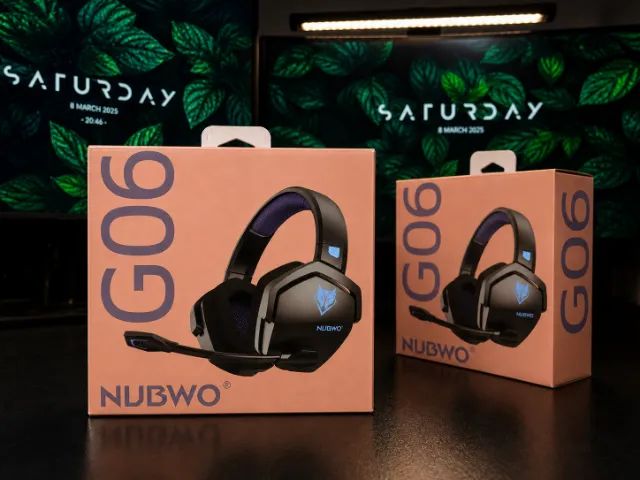 Headset Gamer Sem Fio NUBWO G06  - Foto 4