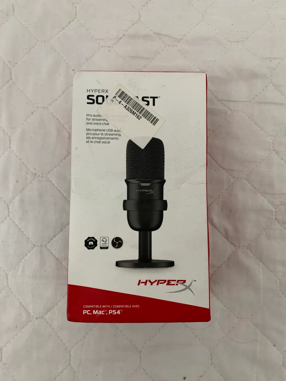 HyperX Solocast HMIS1XXXBK/G Microfone USB (Preto)