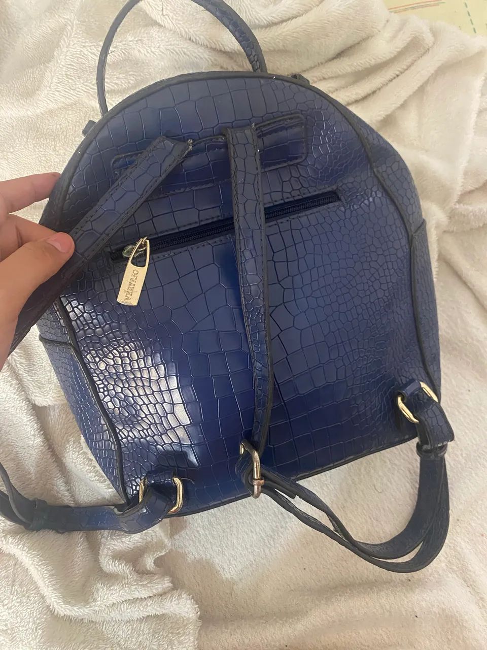 Bolsa azul marinho  - Foto 5
