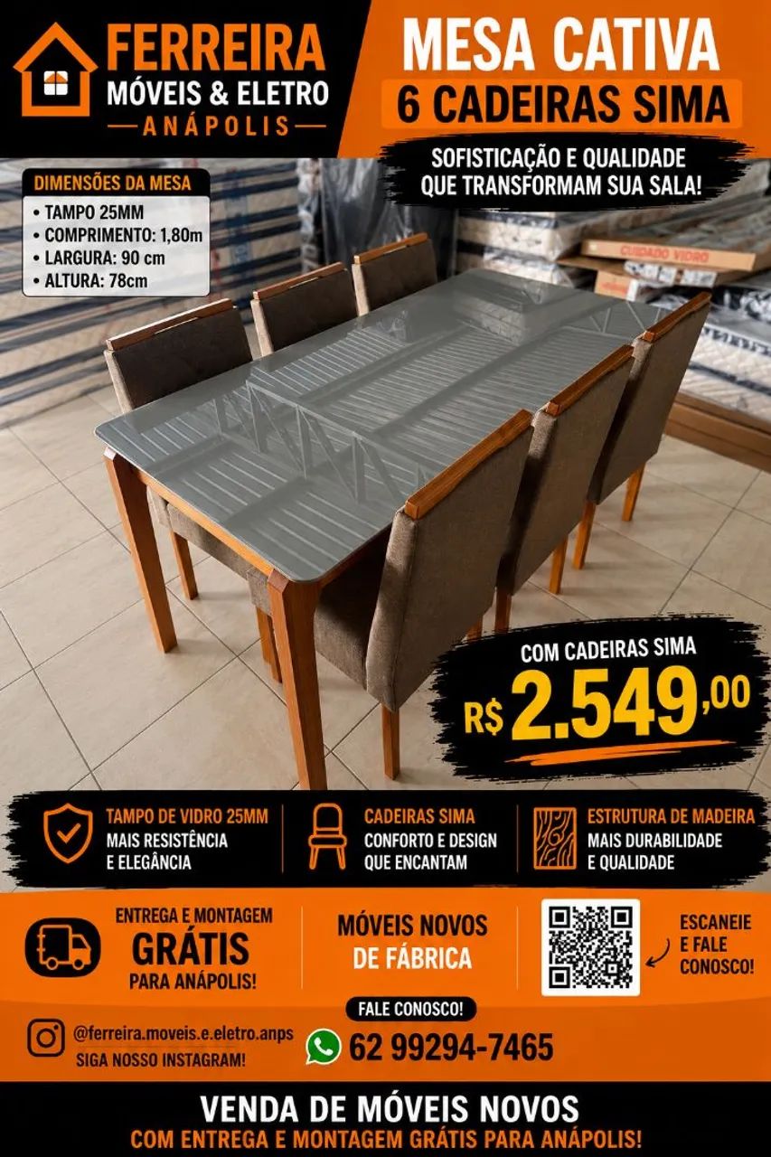 Mesa sala de jantar 