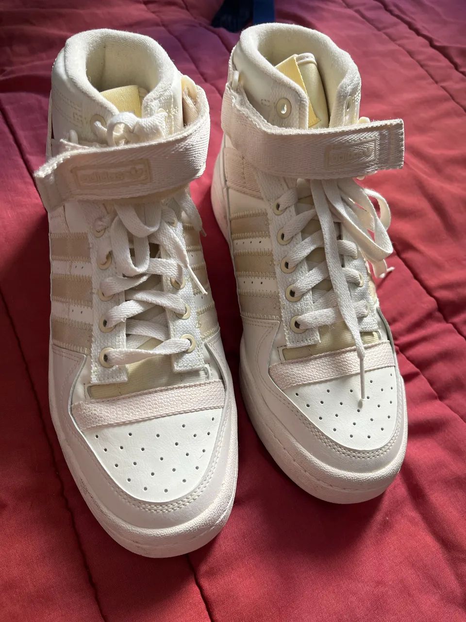 Tênis adidas - Parley x Forum Mid 'Off White' - Foto 3