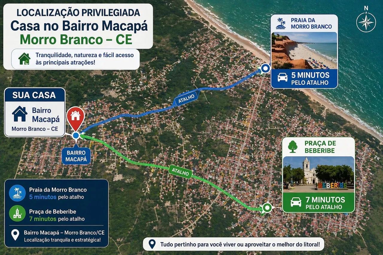 Casa em Beberibe / Macapá Morro Branco  - Foto 3
