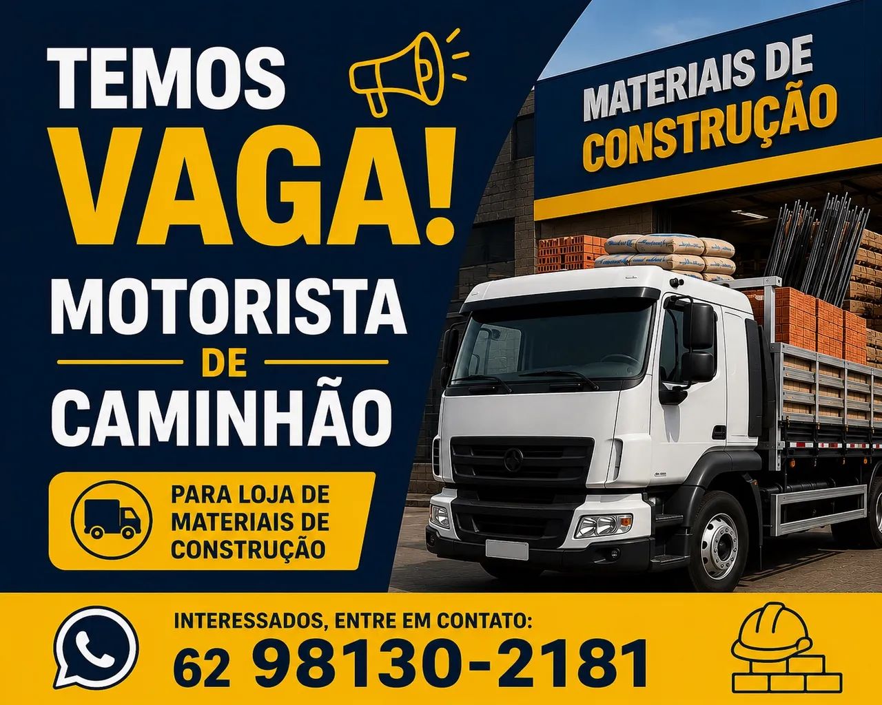Contrata-se Motorista de Caminhão 