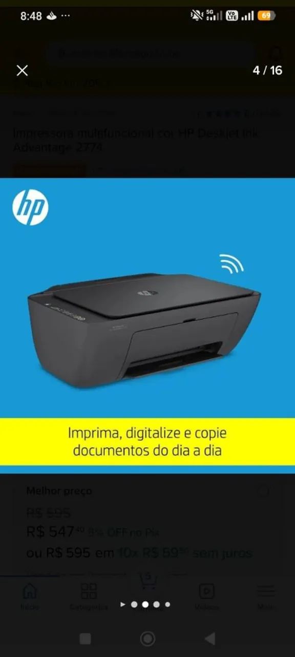  2 Impressora Hp nova  - Foto 2