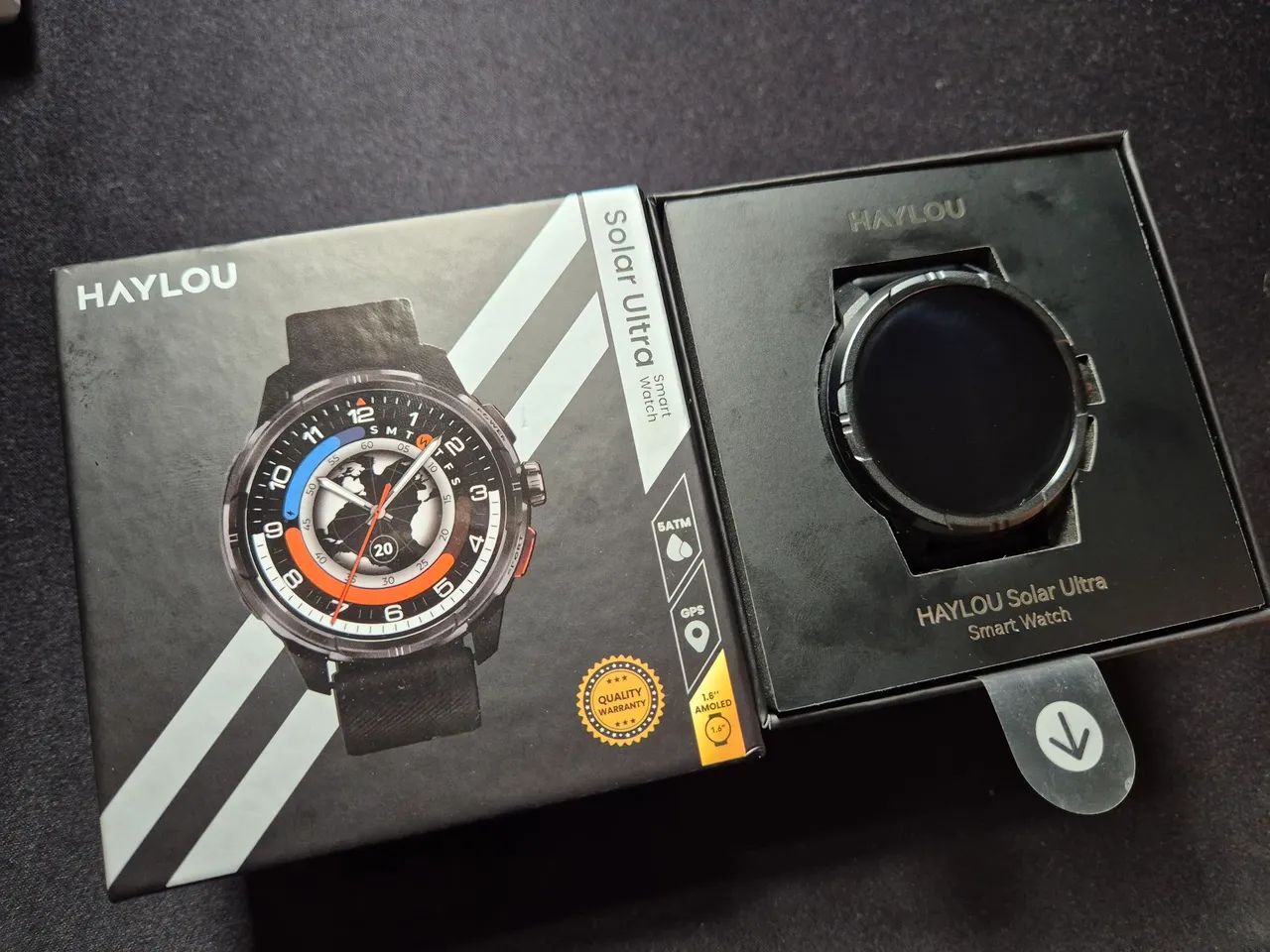 SMARTWATCH HAYLOU SOLAR ULTRA COM GPS