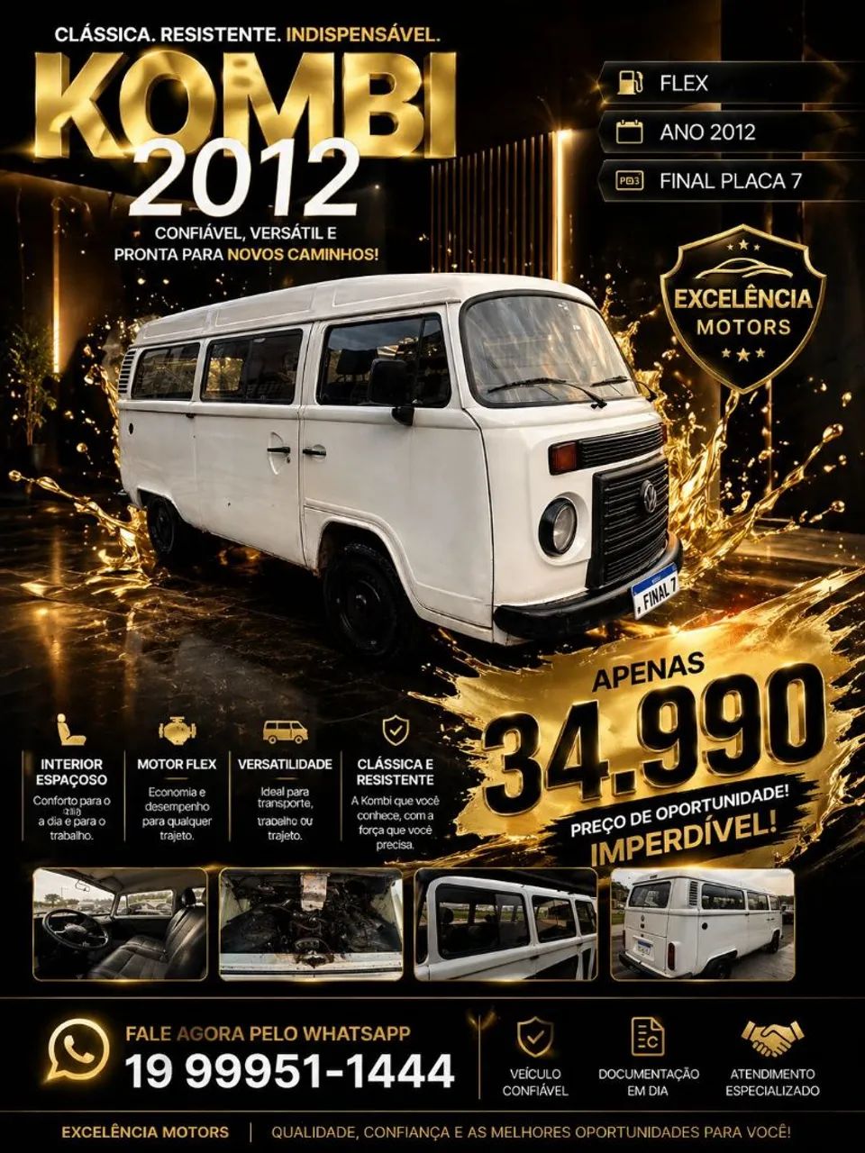 Volkswagen Kombi Kombi Standard 1.4 Mi Total Flex 8V 2012