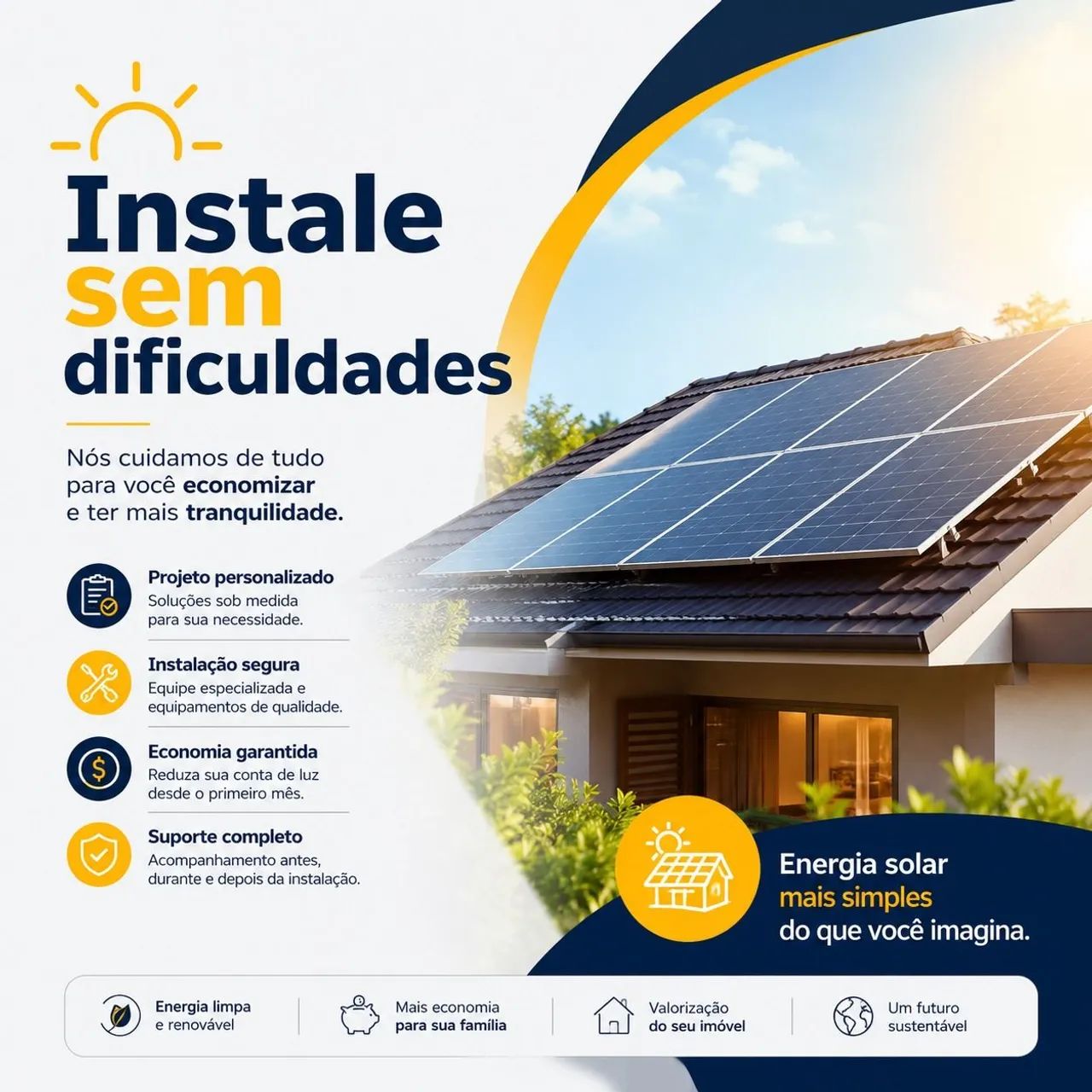 Instale Energia Solar e Ganhe Dinheiro Todo Mês!