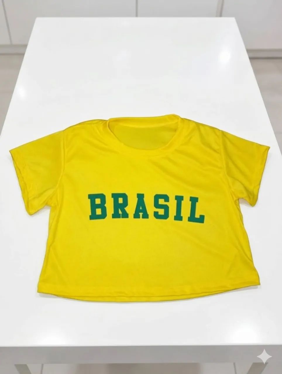 Cropped Brasil Amarelo - Brazilcore - Foto 2