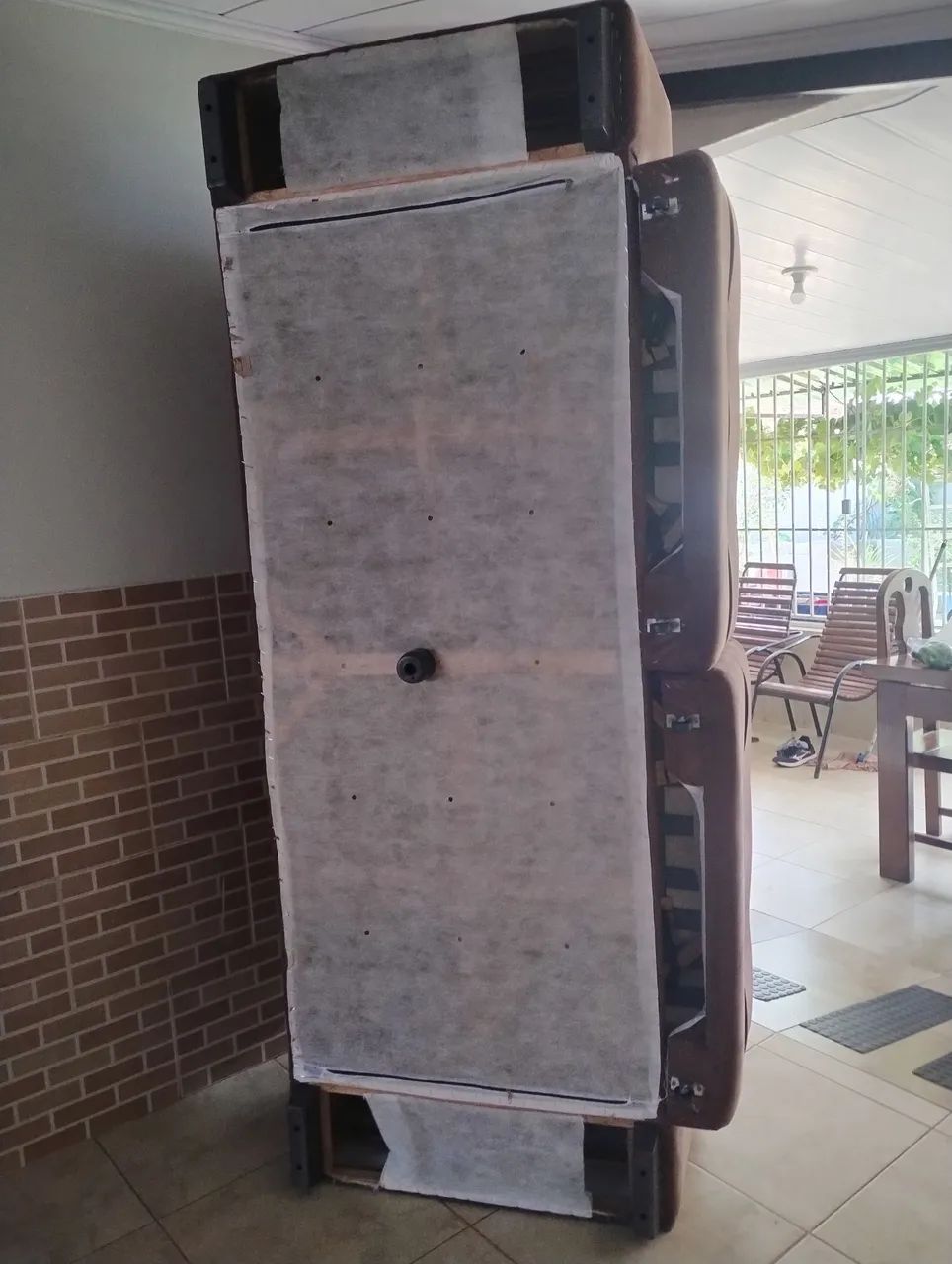 Vende se sofá retrátil marrom em Anápolis goias  - Foto 5