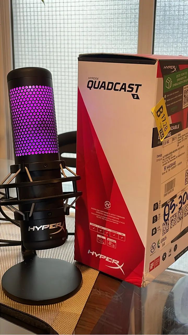 Microfone condensador hyperx quadcast s  - Foto 2