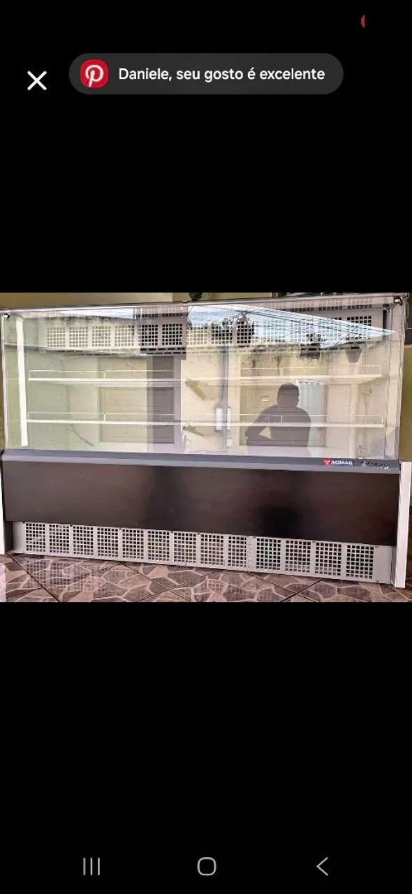 Freezer vitrine fria Gelopar