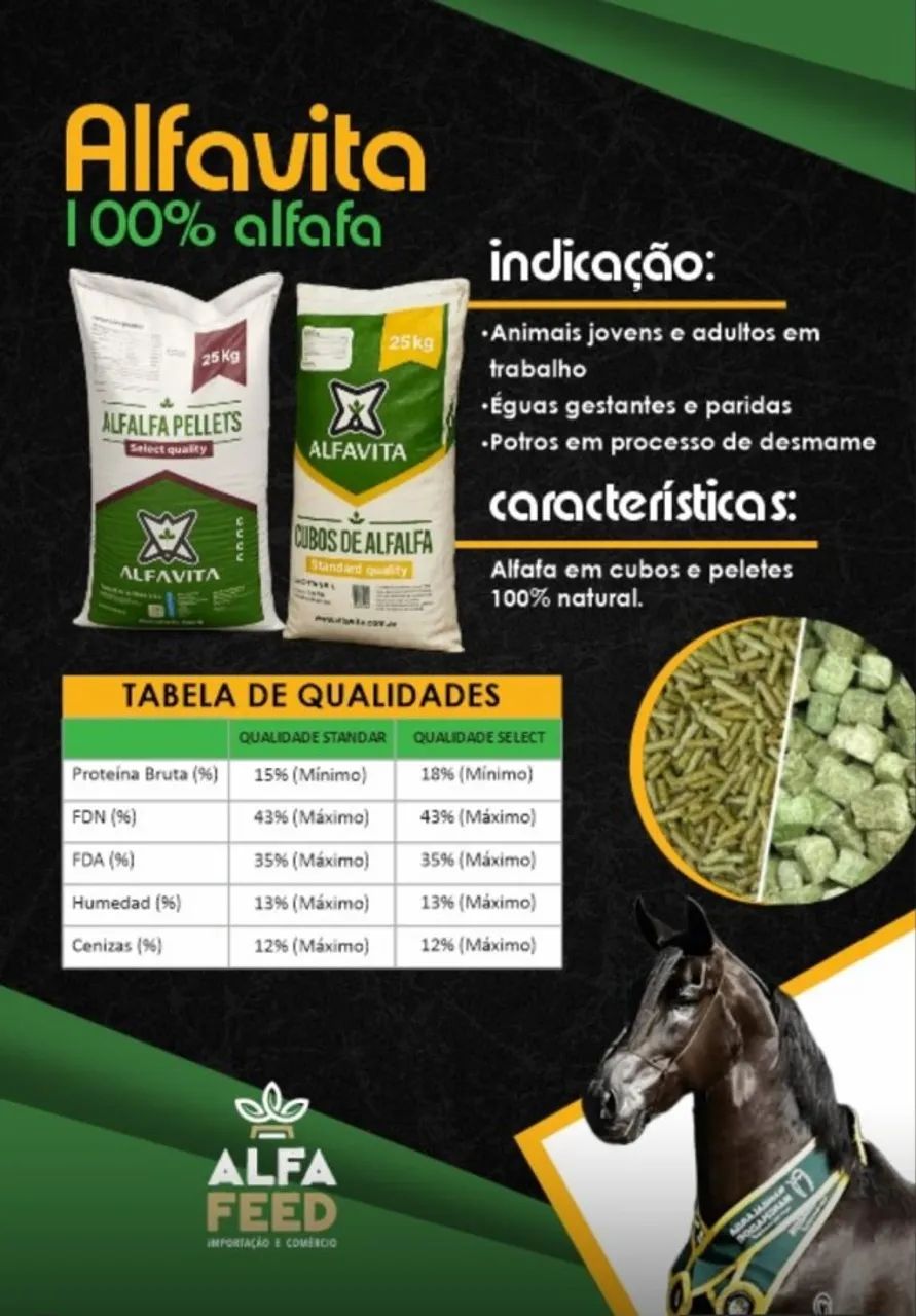 ALFAFA EM CUBOS PARA CAVALOS  - Foto 5