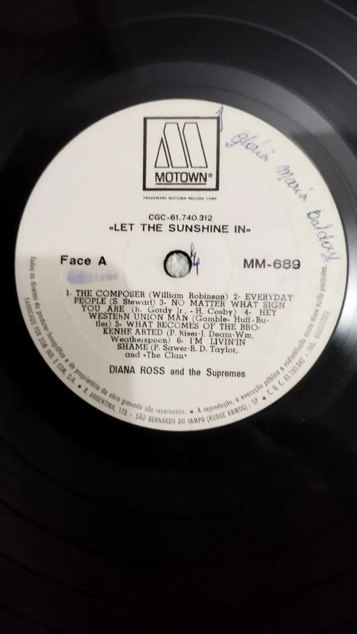 LP Vinil Diana Ross & The Supremes - Let The Sunshine In (1969) VG/VG+ - Foto 5