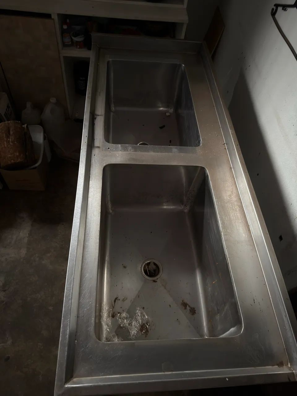 Bancada industrial inox duas cubas  - Foto 2