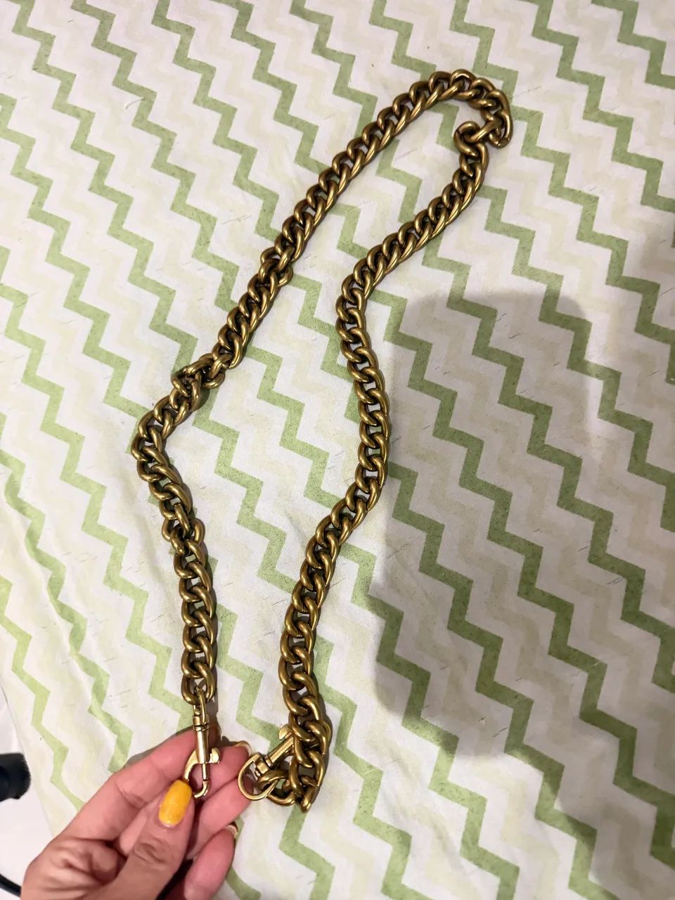 Corrente de bolsa estilo coach nova 60,00 - Foto 4