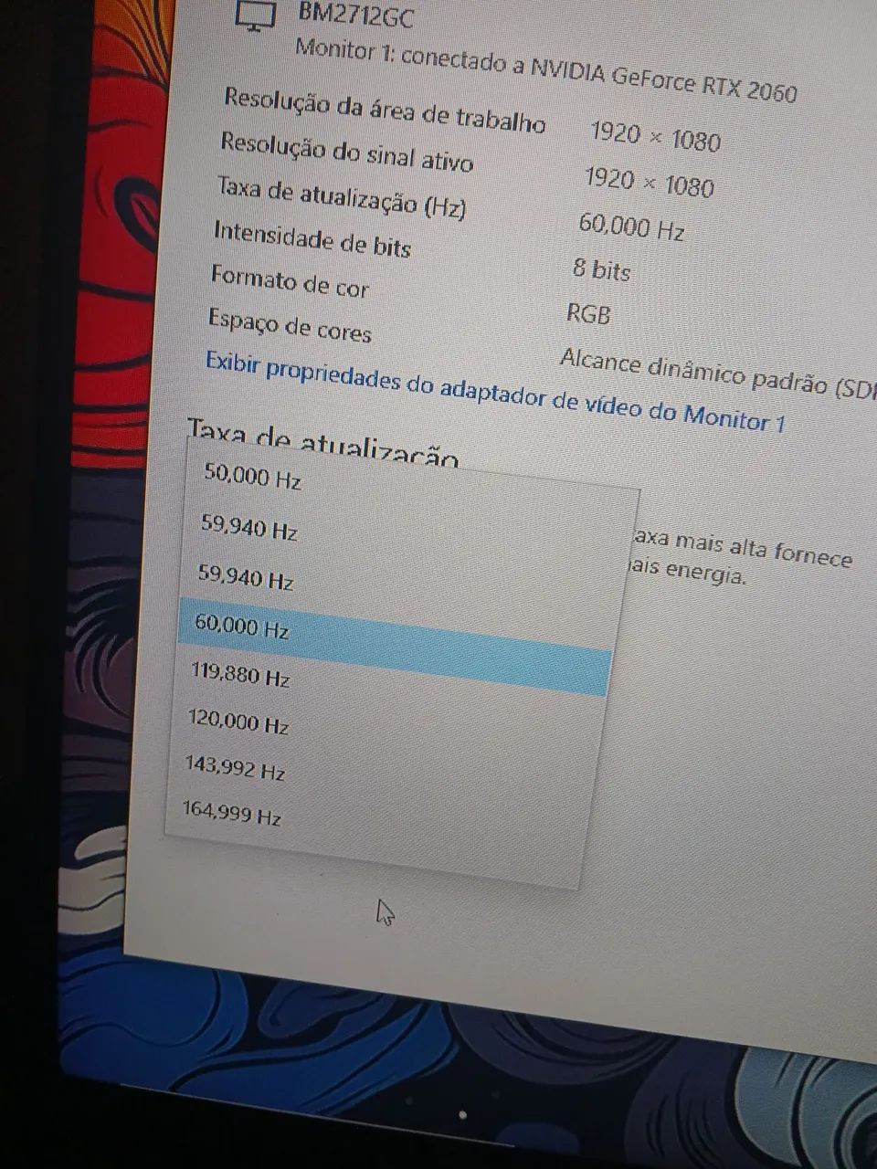 Monitor gamer Led 27 polegadas curvo 164 hz - Foto 4