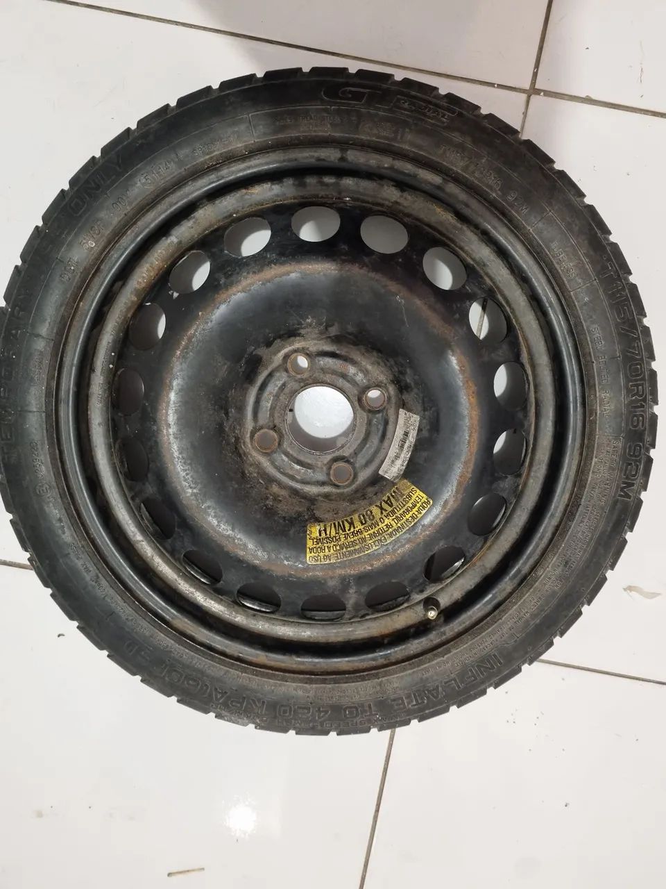 Roda estepe aro 16 penel ta muito