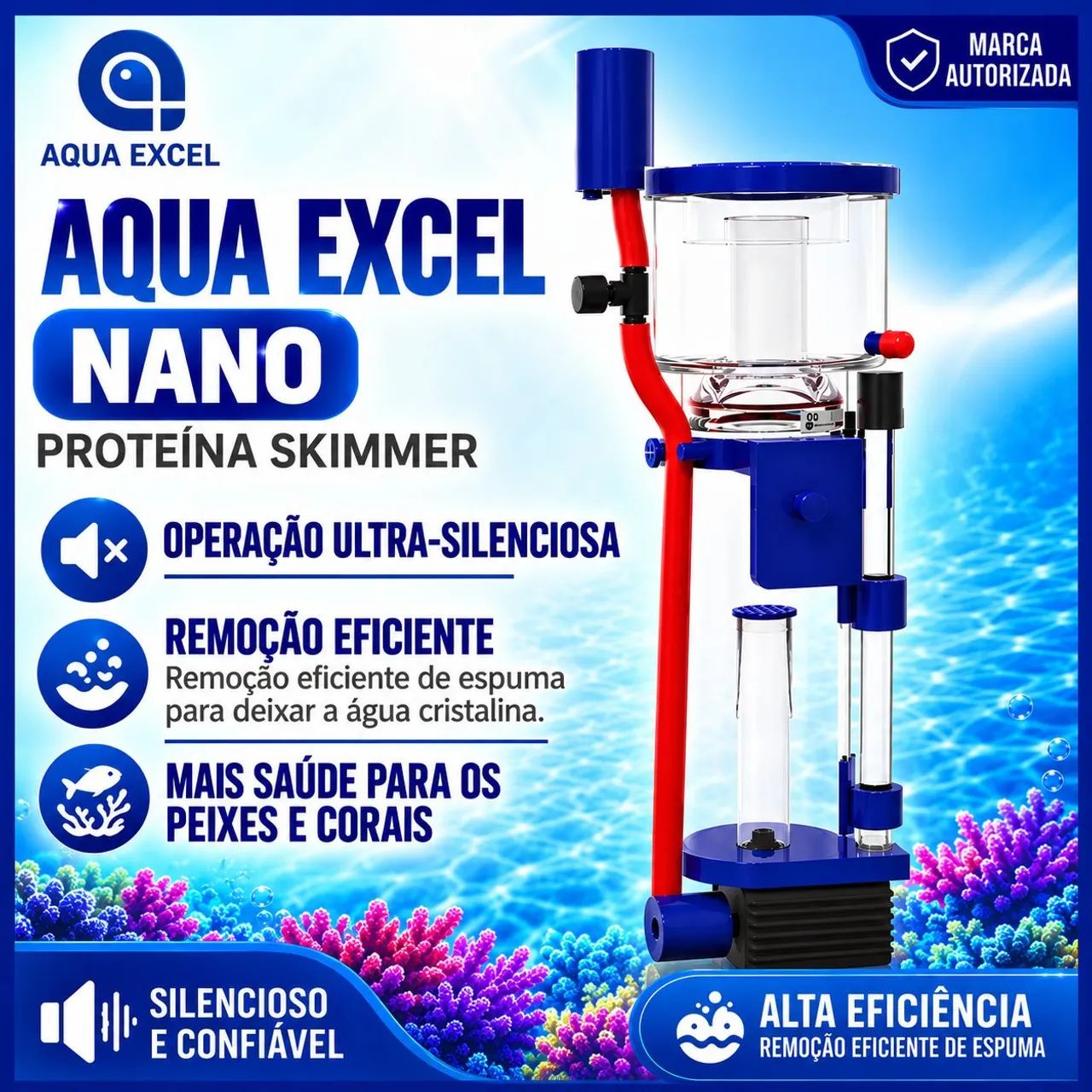 Skimmer Aqua Excel D50 com controladora  - Foto 2
