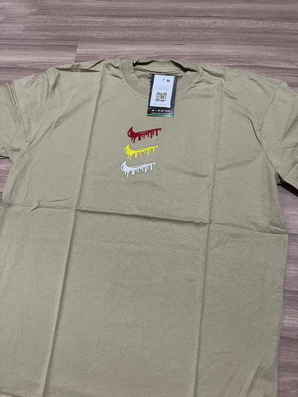 Camiseta Nike Bege 100% Algodão  - Foto 3