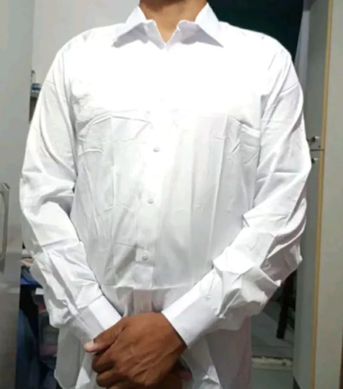 Camisa social branca G1 - Foto 4