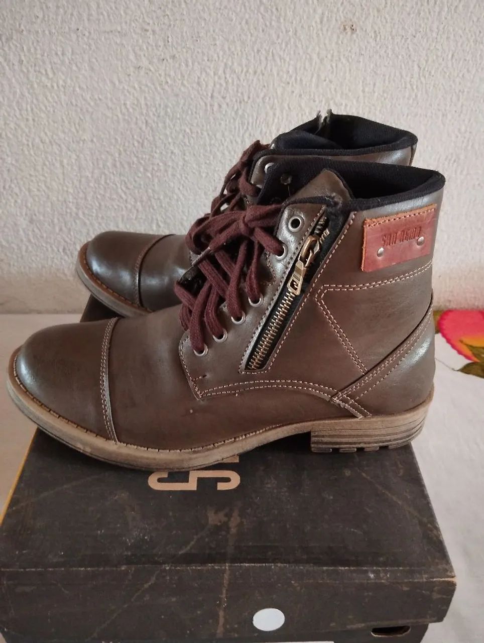 Bota Marrom Tam 39/40
