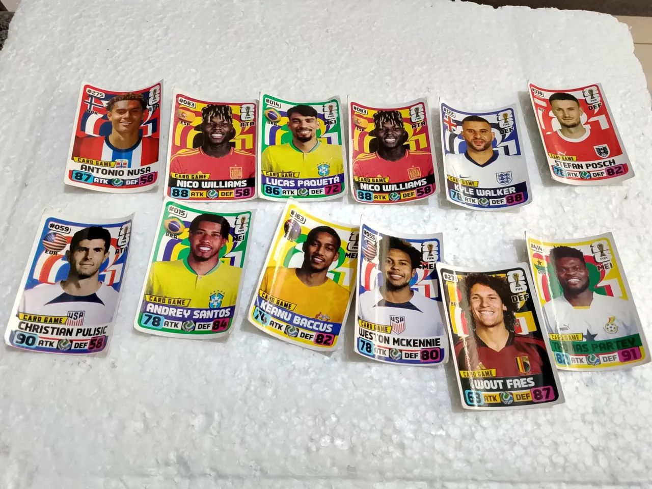 Lote de figurinhas 