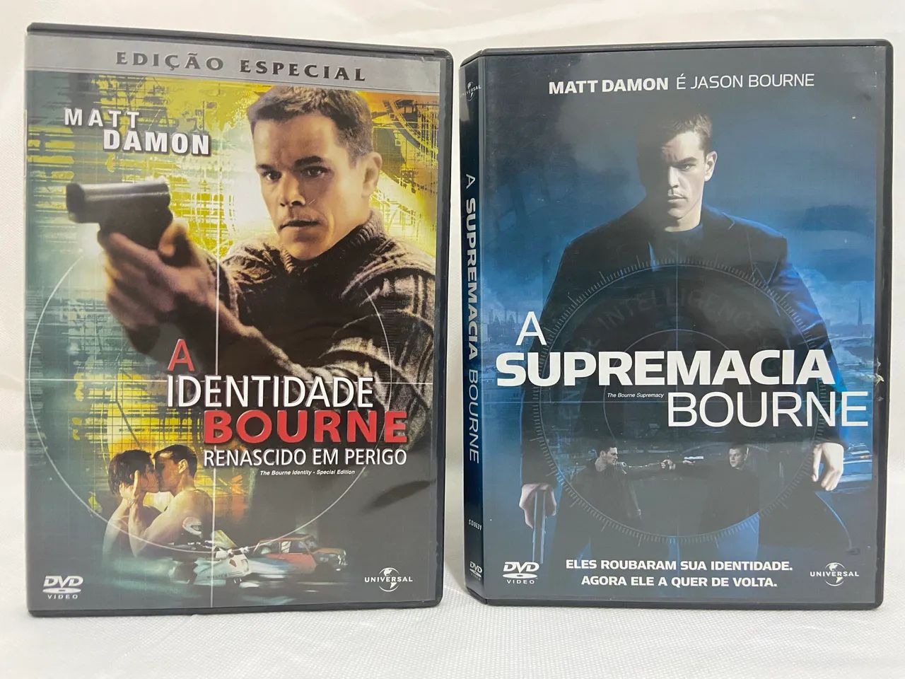 Combo DVD Filmes A Identidade Bourne e Supremacia Bourne | Matt Damon