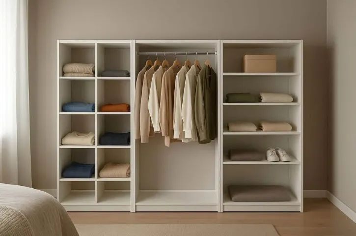 Cabideiro duplo - Modulos para closet MDF  - Foto 4