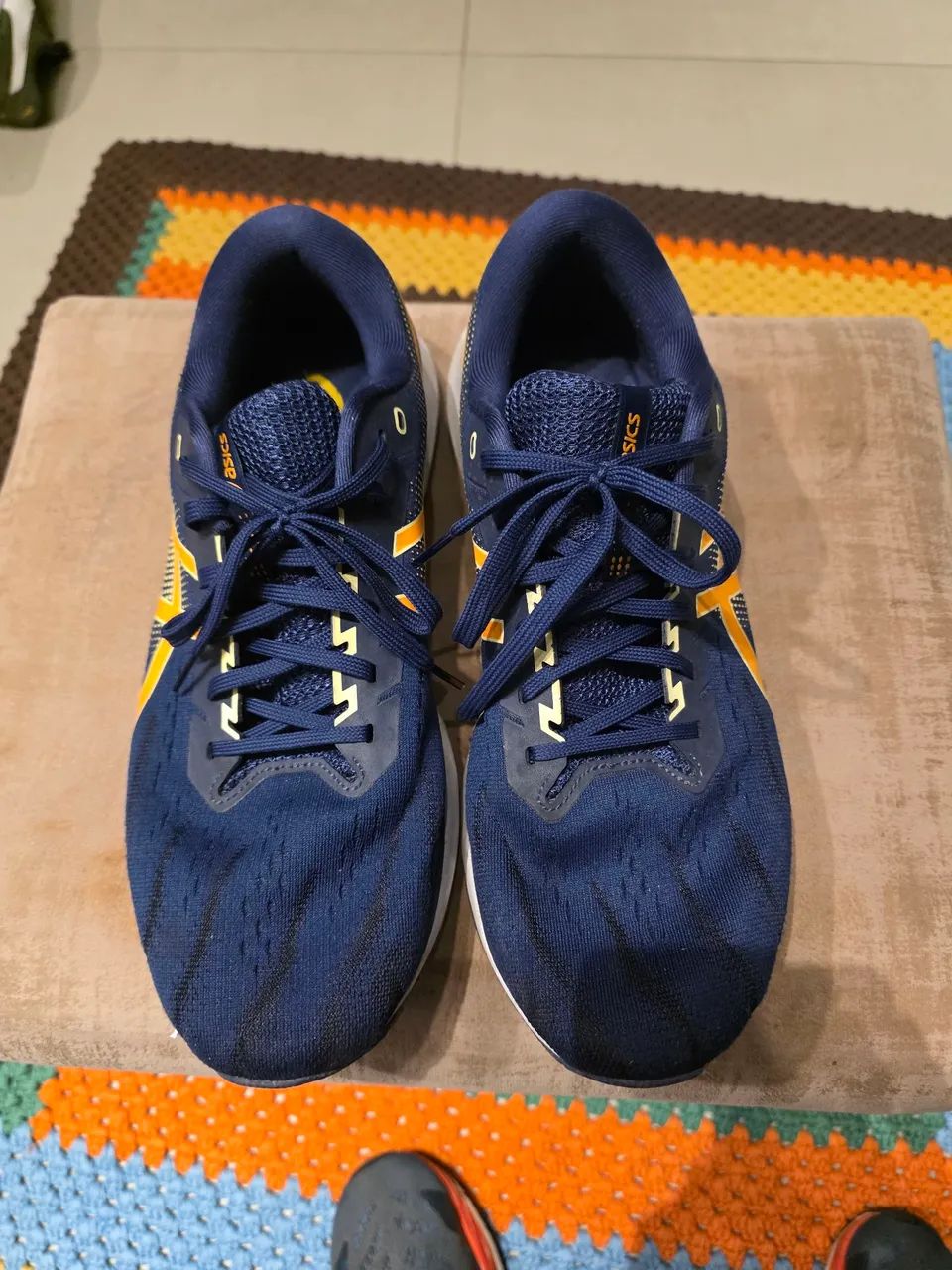 tênis asics gel hypersonic azul 43 - Foto 2