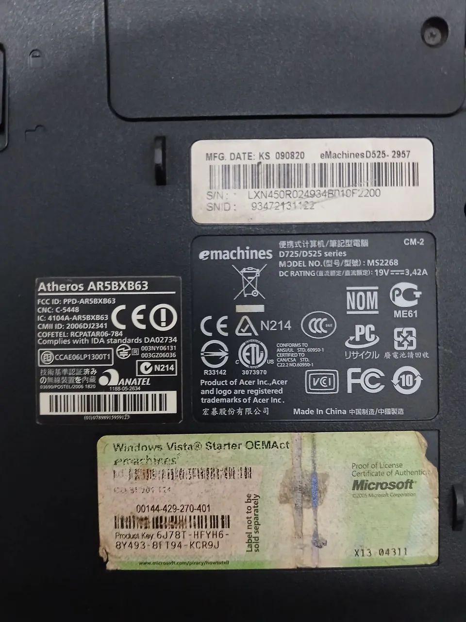 Notebook accer machines - Foto 5