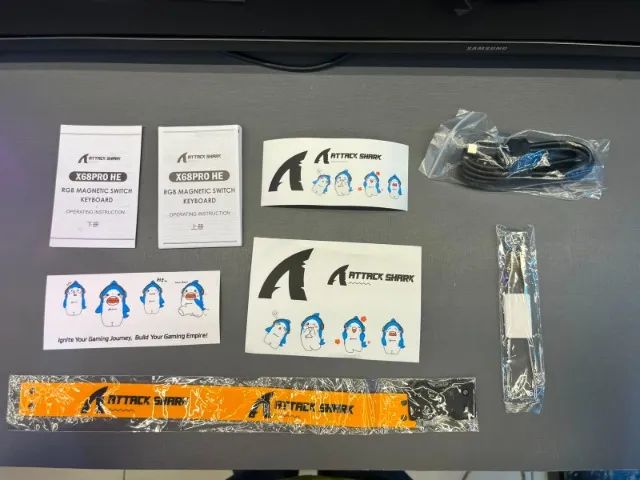 Teclado Attack Shark X68 Pro HE NOVO - Foto 3