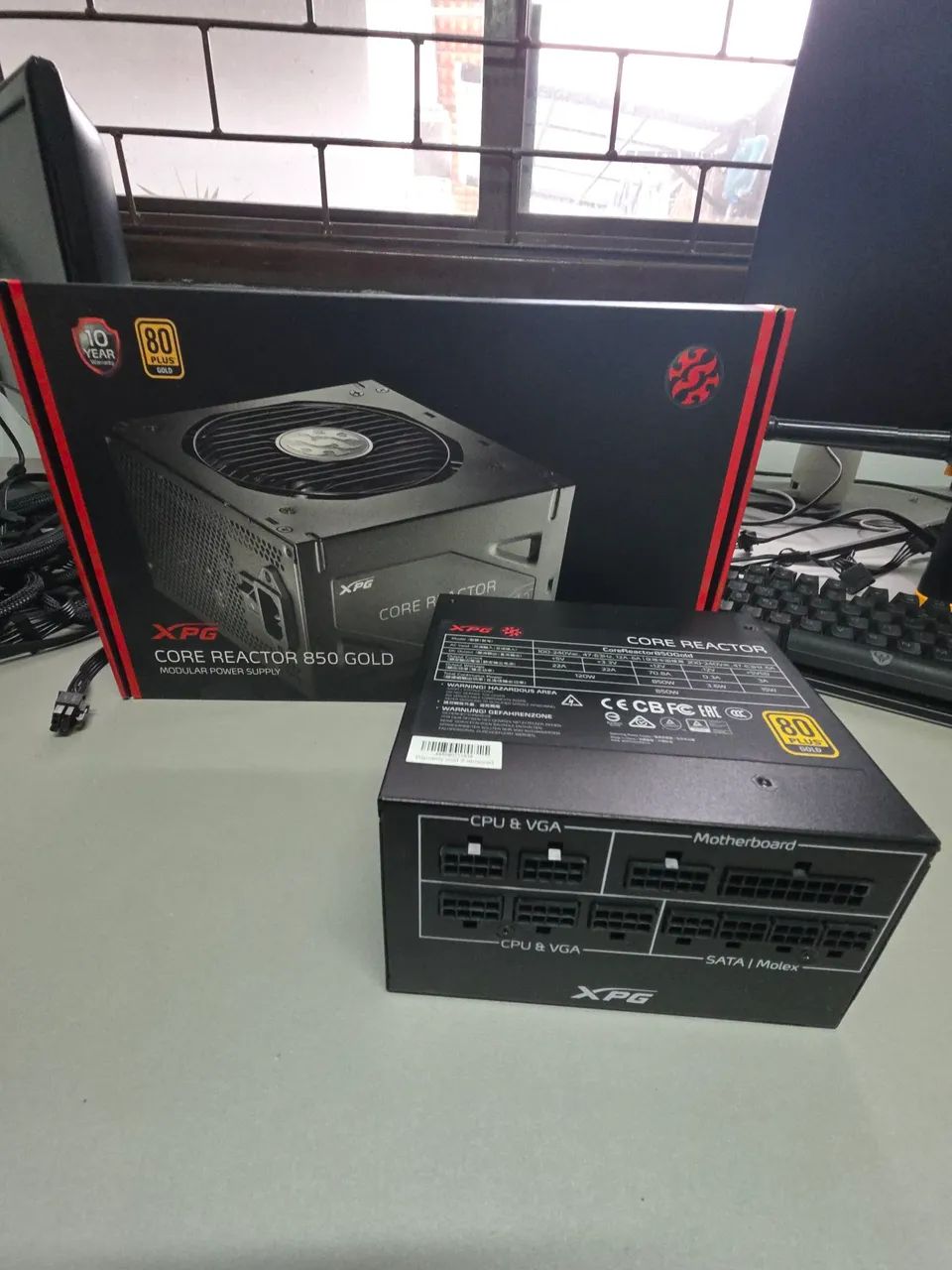 Fonte Xpg 850w Modular Gold Reactor - Foto 4