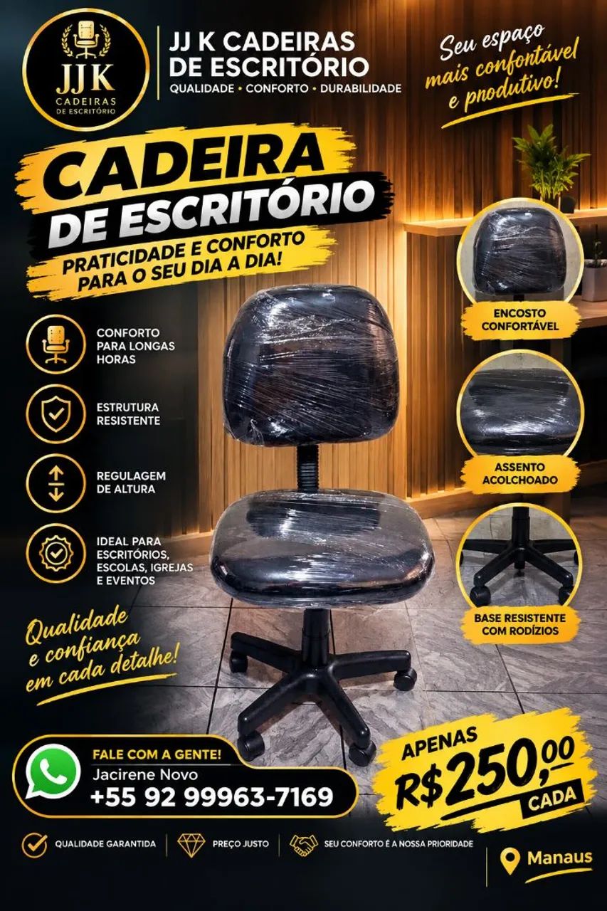 Vendo cadeiras de escritório  - Foto 2