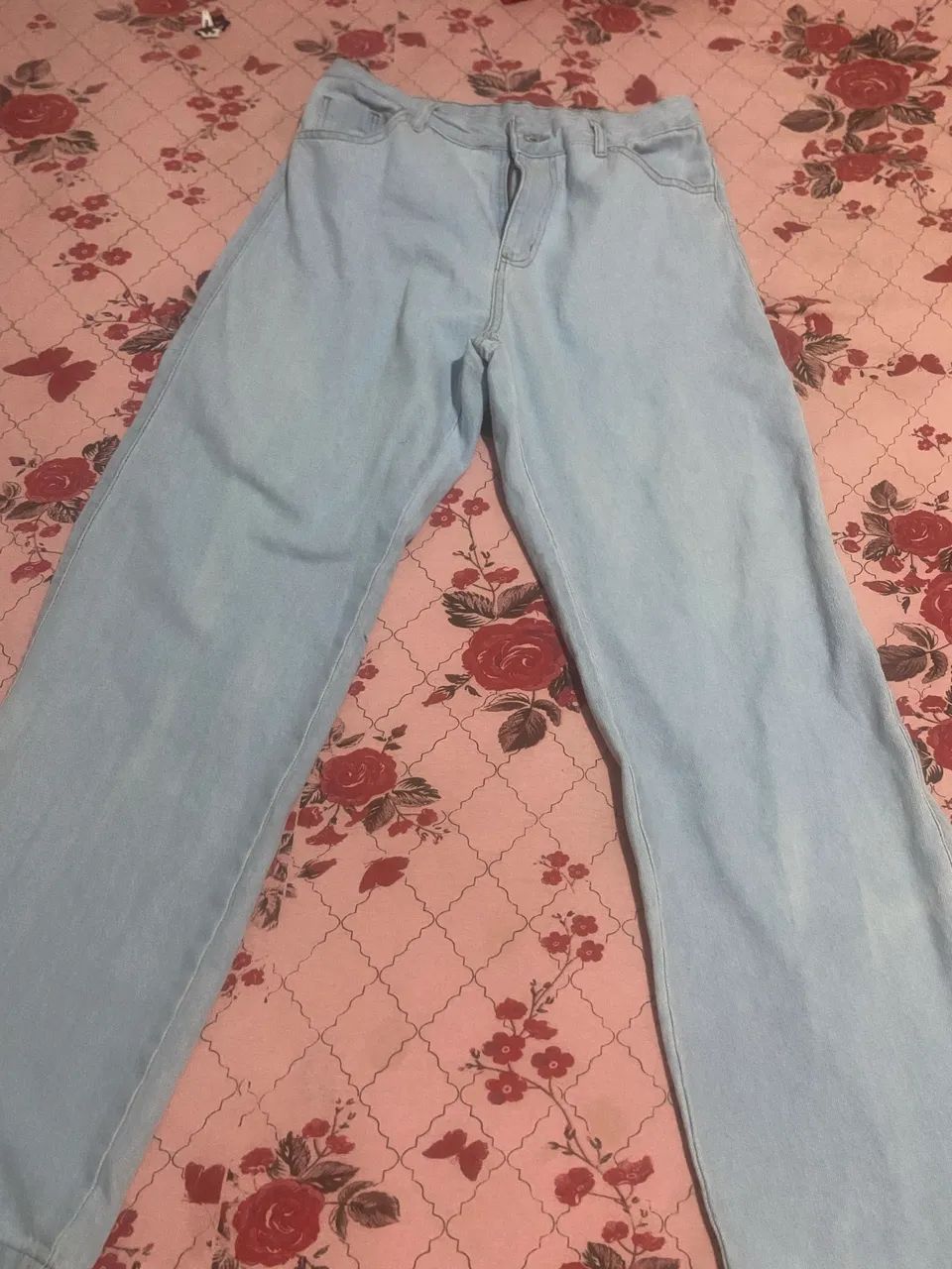 Calça azul claro wide leg - Foto 2