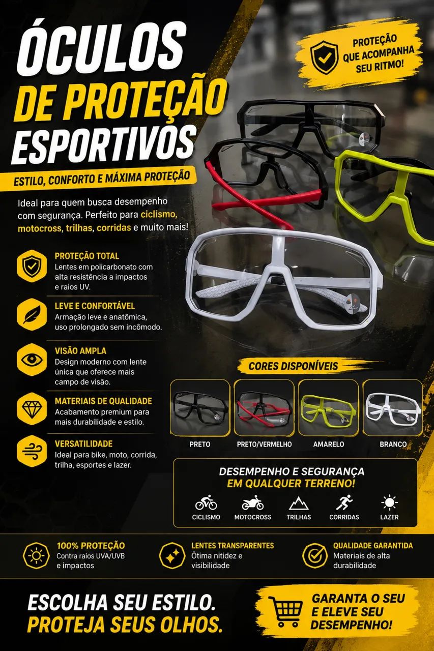 Óculos de ciclismo - Foto 2