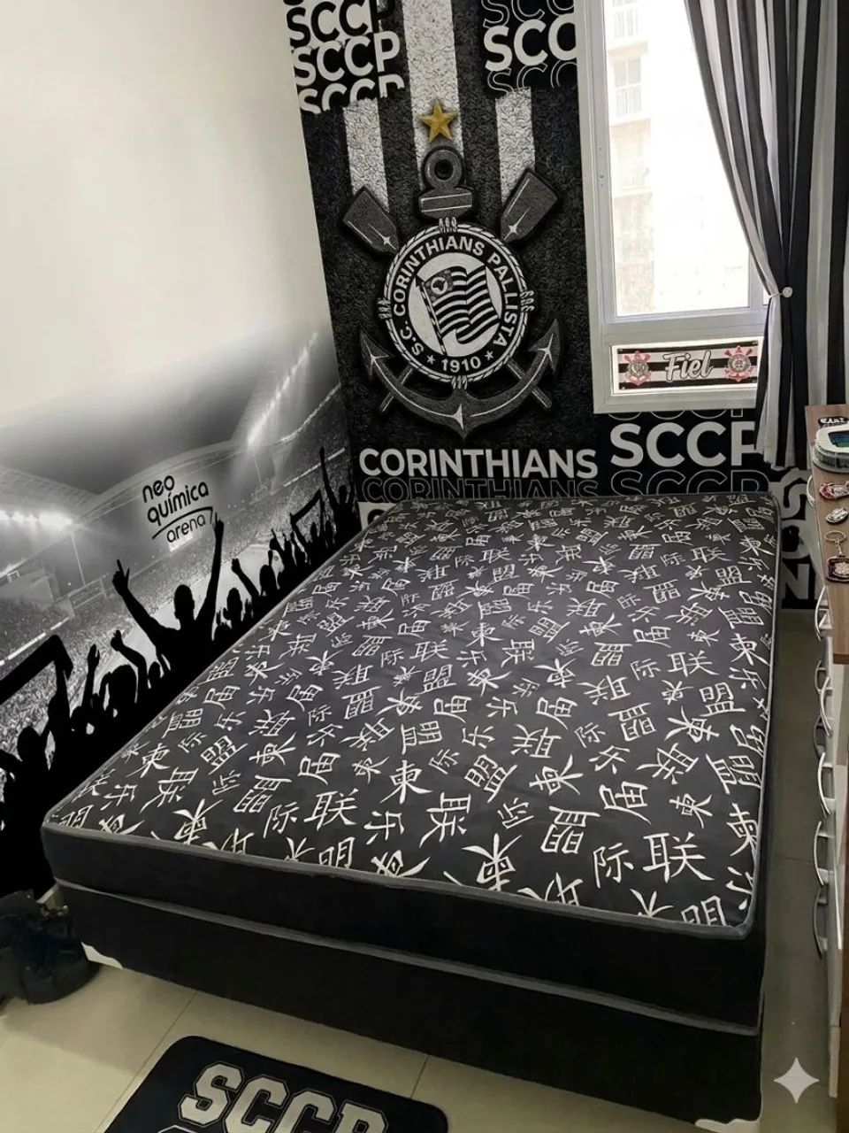 CAMA BOX COM O COLCHÃO ACOPLADO DIRETO DA FÁBRICA 